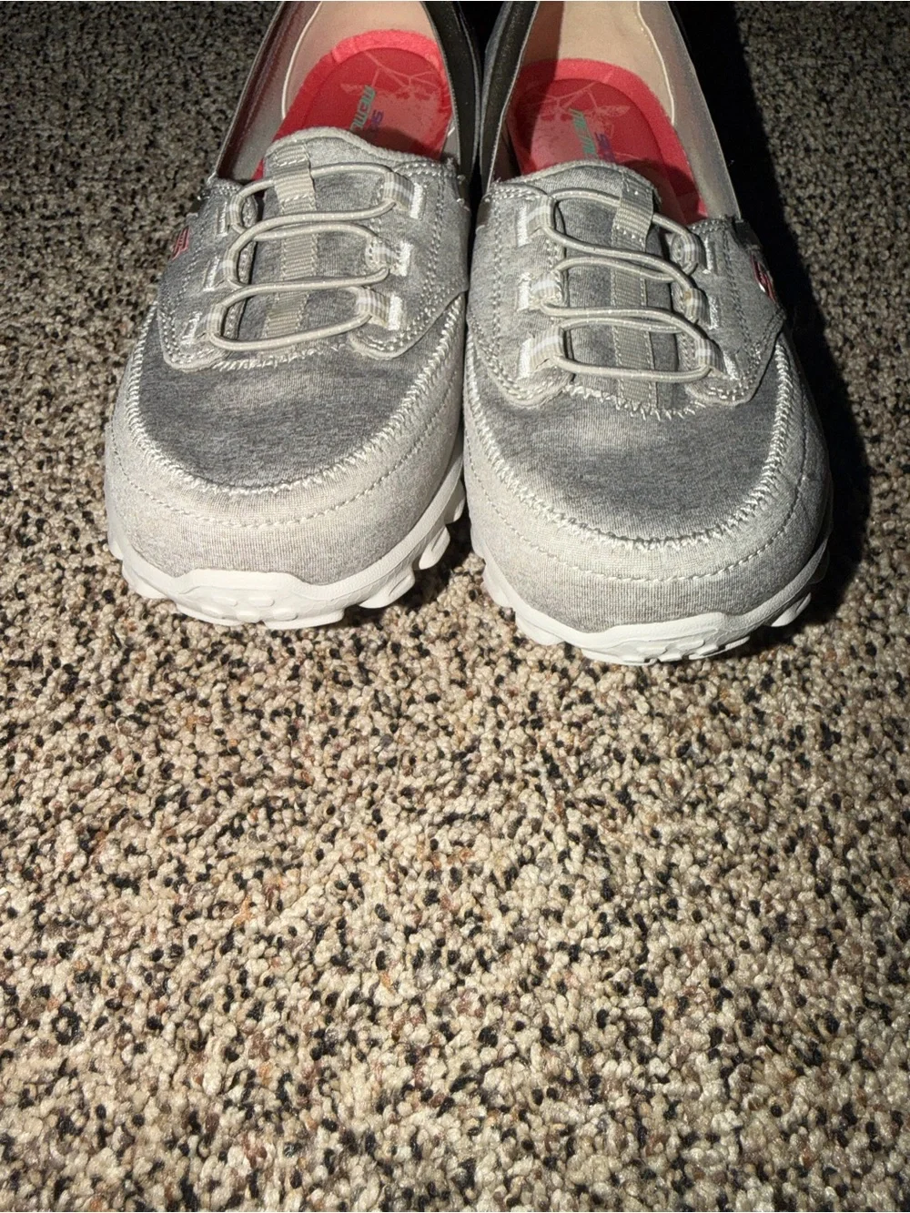 Skechers Light Gray Slip-On Moccasin
